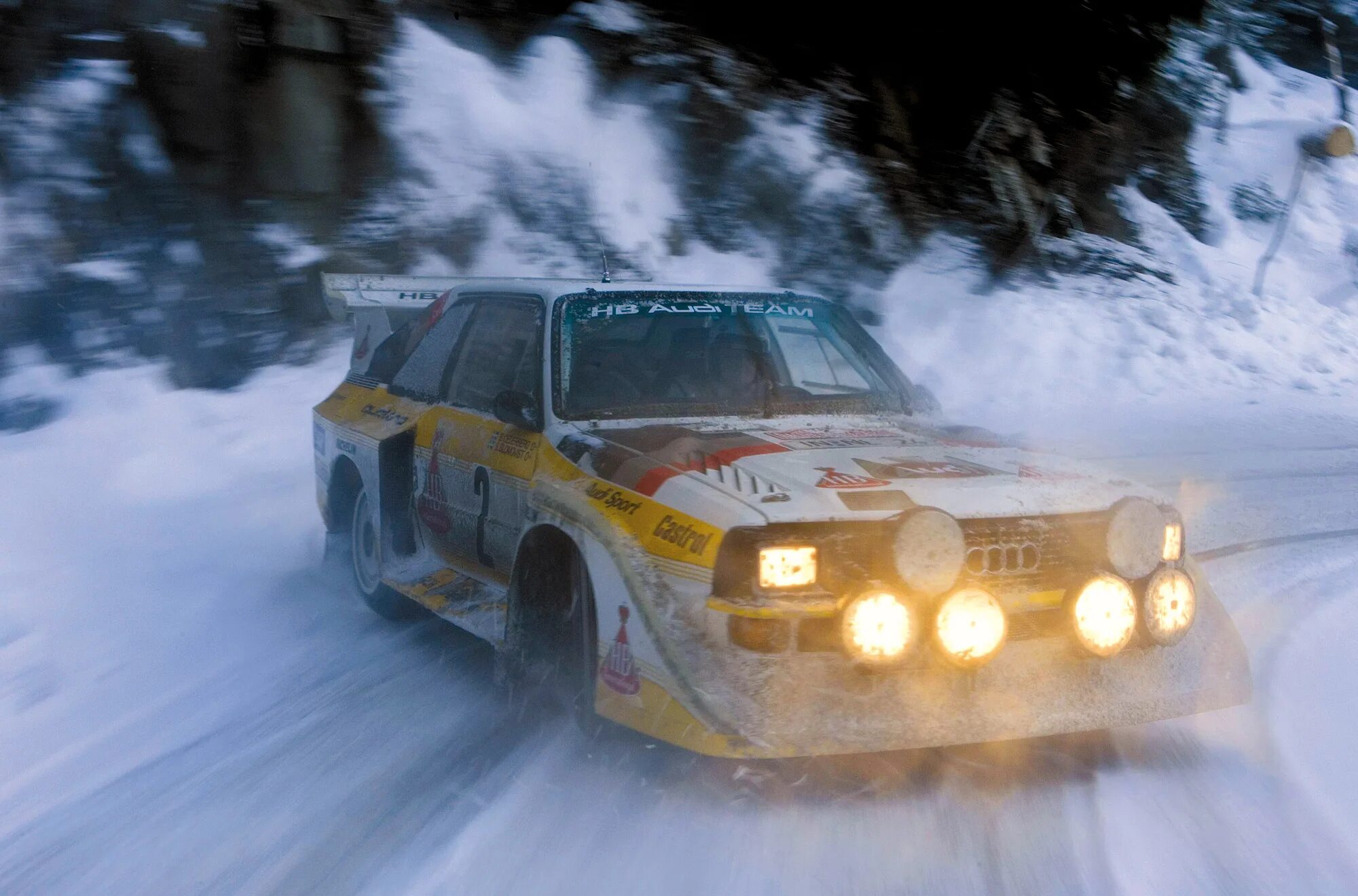 Первое ралли. Ауди кватро 80 ралли. Audi quattro Sport s1. Audi 80 quattro Rally. Audi quattro s1 Rally Group b.