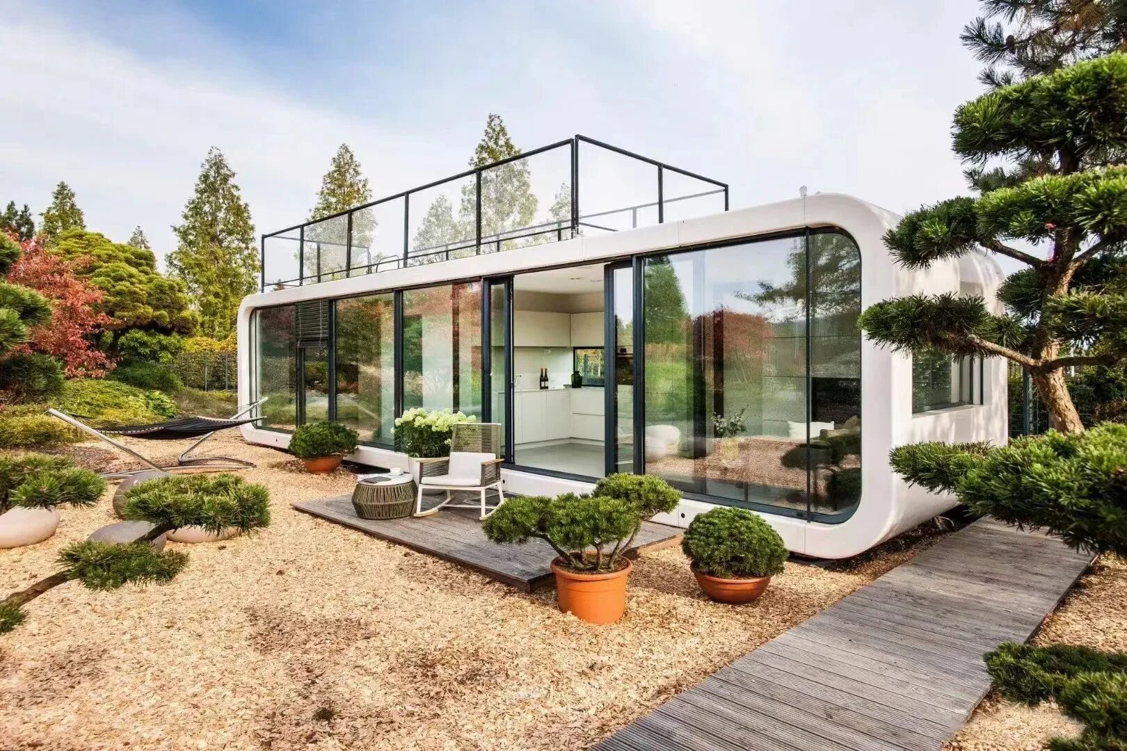 Умный мобильный дом. Coodo модульный дом. модульный дом modular house. экологичный дом. стеклянный модульный домик.