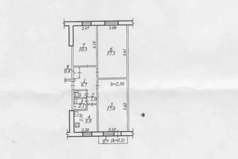 Планировка квартир совхозная 55