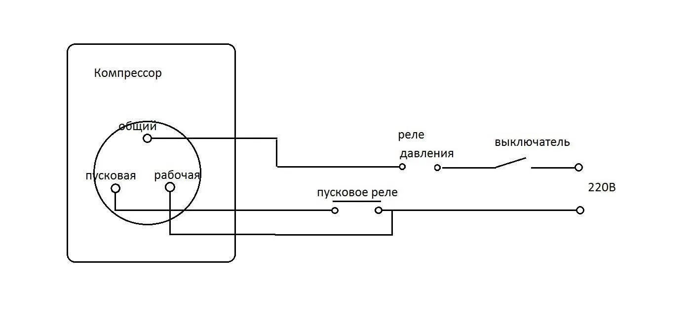 Lctws005 как подключить. Схема подключения холодильного компрессора без реле. Электрическая схема включения компрессора холодильника. Схема подключения компрессора холодильника без пускового реле. Схема подключения компрессора холодильника.