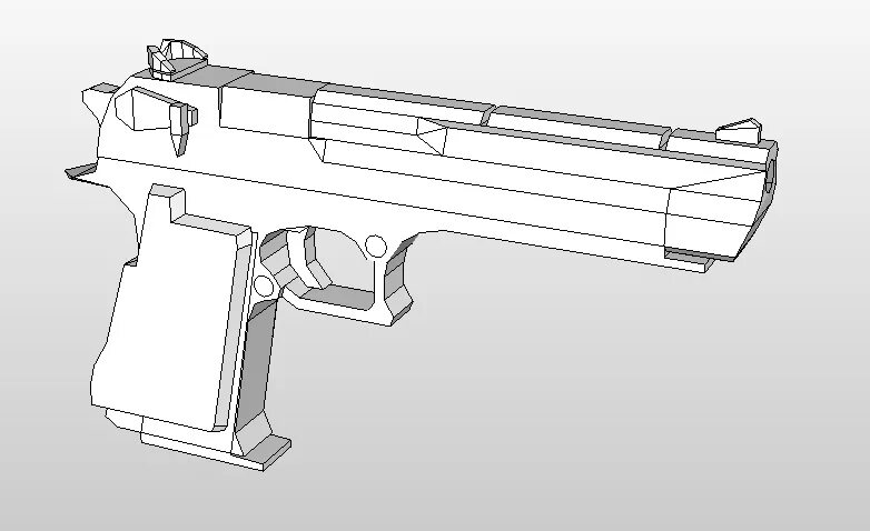 Дигл из бумаги. Desert Eagle .50 чертеж. Desert Eagle 50 AE чертеж. Дезерт игл 357 Магнум чертеж. Схема пистолета Desert Eagle.