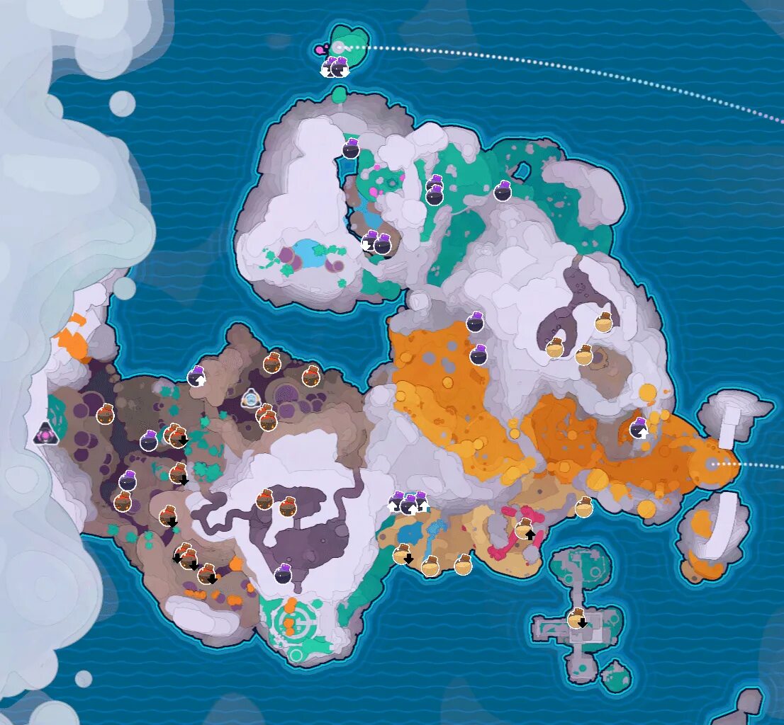 Slime rancher map. Тлеющая долина slime rancher 1. мшистый покров в slime rancher. слайм ранчер 2 карта. тлеющая долина slime rancher 2 слаймы.