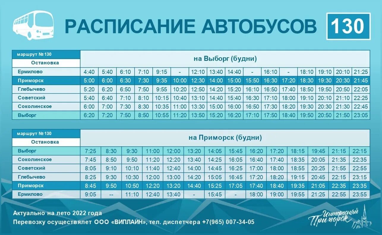 Расписание автобусов Ермилово 130 Выборг. Расписание автобусов Приморск-Выборг 130. Автобус 130 Выборг Приморск. Расписание 130 автобуса. Расписания автобусов парнас приморск