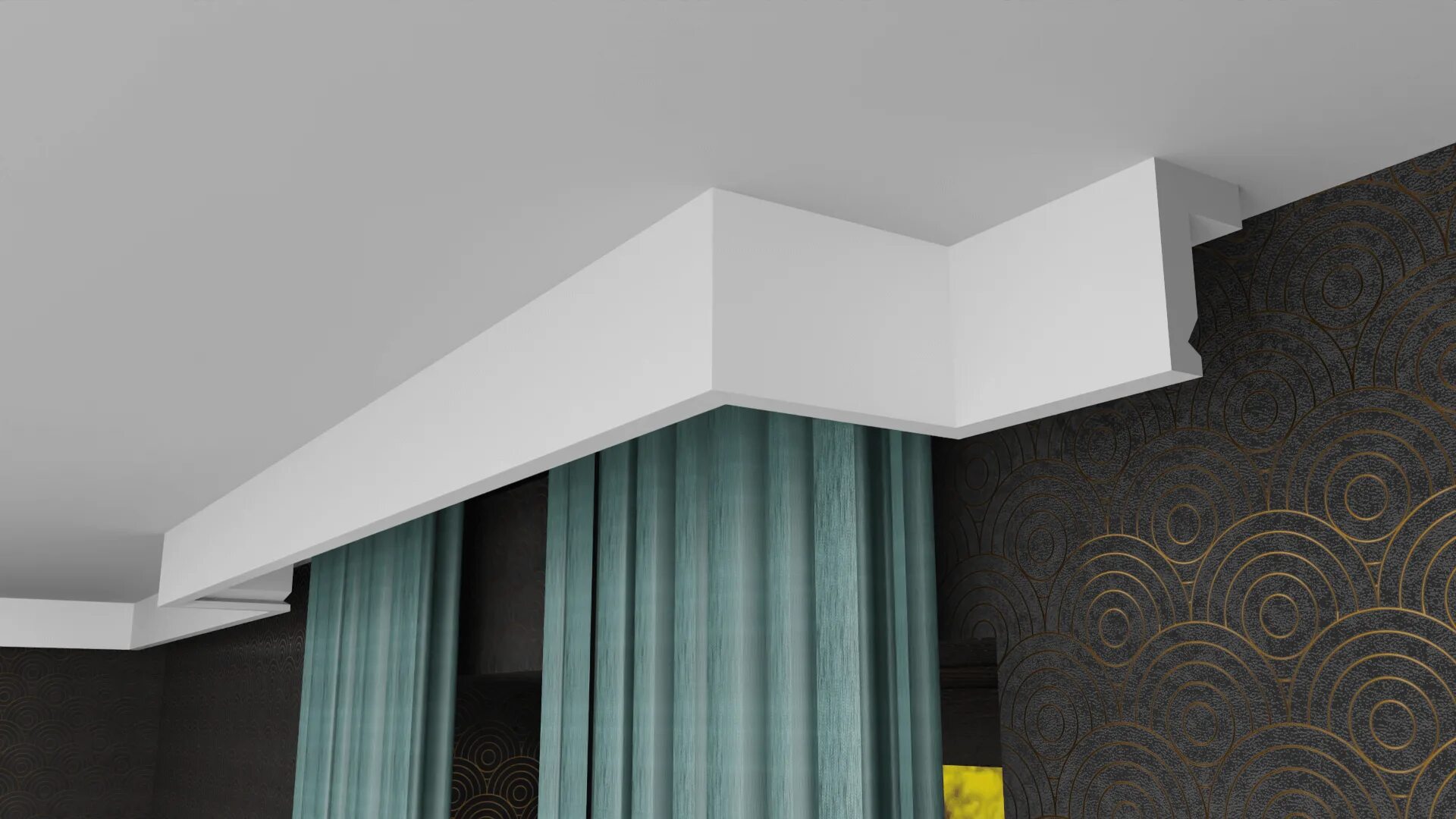 Потолочная планка. Потолочная планка. Потолочное крепление — металлическая планка. Потолочная планка. Бленда для карниза.