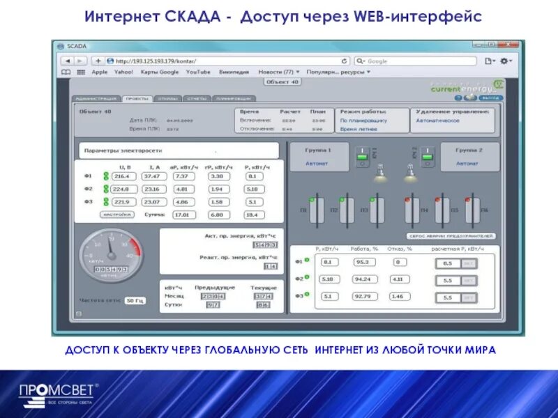 Доступ через web. Автоматизированная система Интерфейс. Интерфейс управления. Интерфейс SCADA системы. Интерфейс управления освещением.