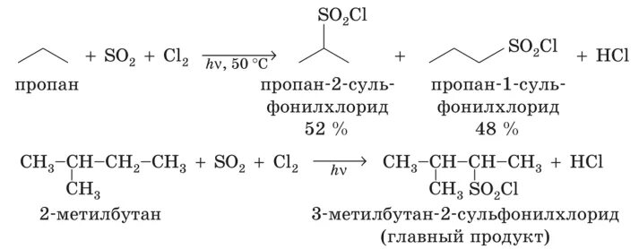 Реакция рида. Сульфохлорирование изобутана механизм. Механизм реакции сульфоокисления алканов. Сульфохлорирование пропана реакция. 2 Метилбутан реакции.