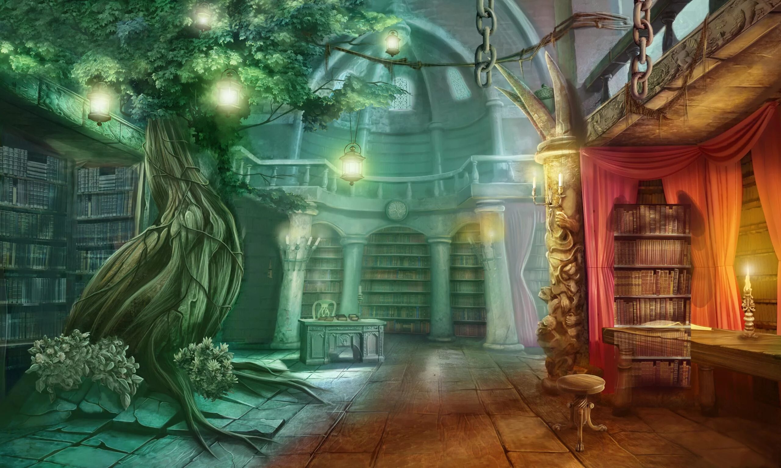 Fantasy worlds электронная библиотека. Сказочная комната. Комната волшебницы. Сказочная библиотека. Фэнтези комната.