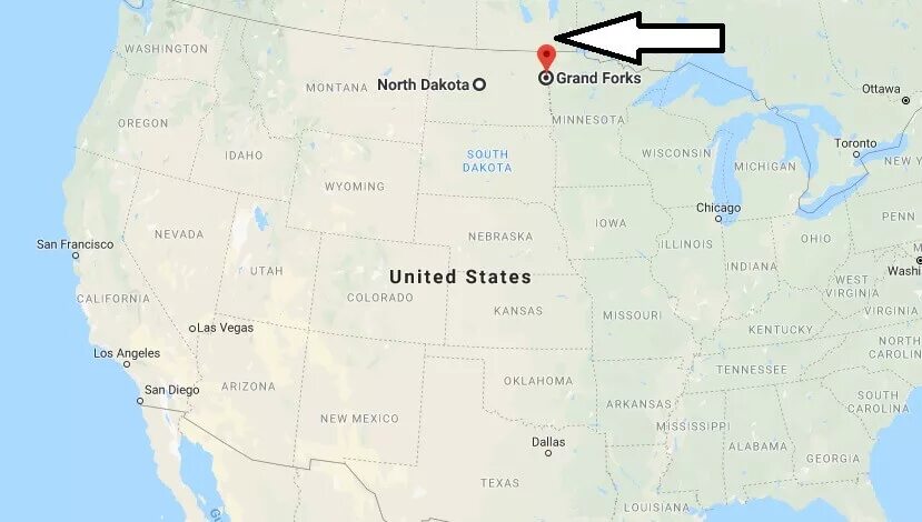 Where is north