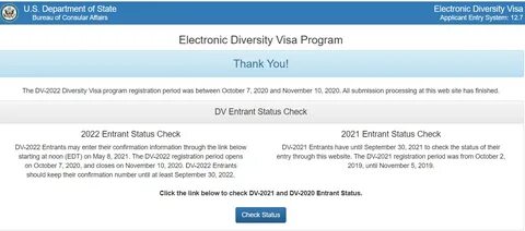 Dvlottery state gov сайт лотереи