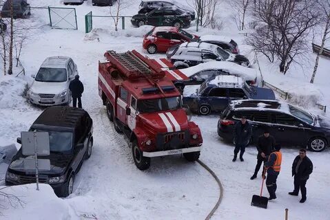 Пожар в лобне