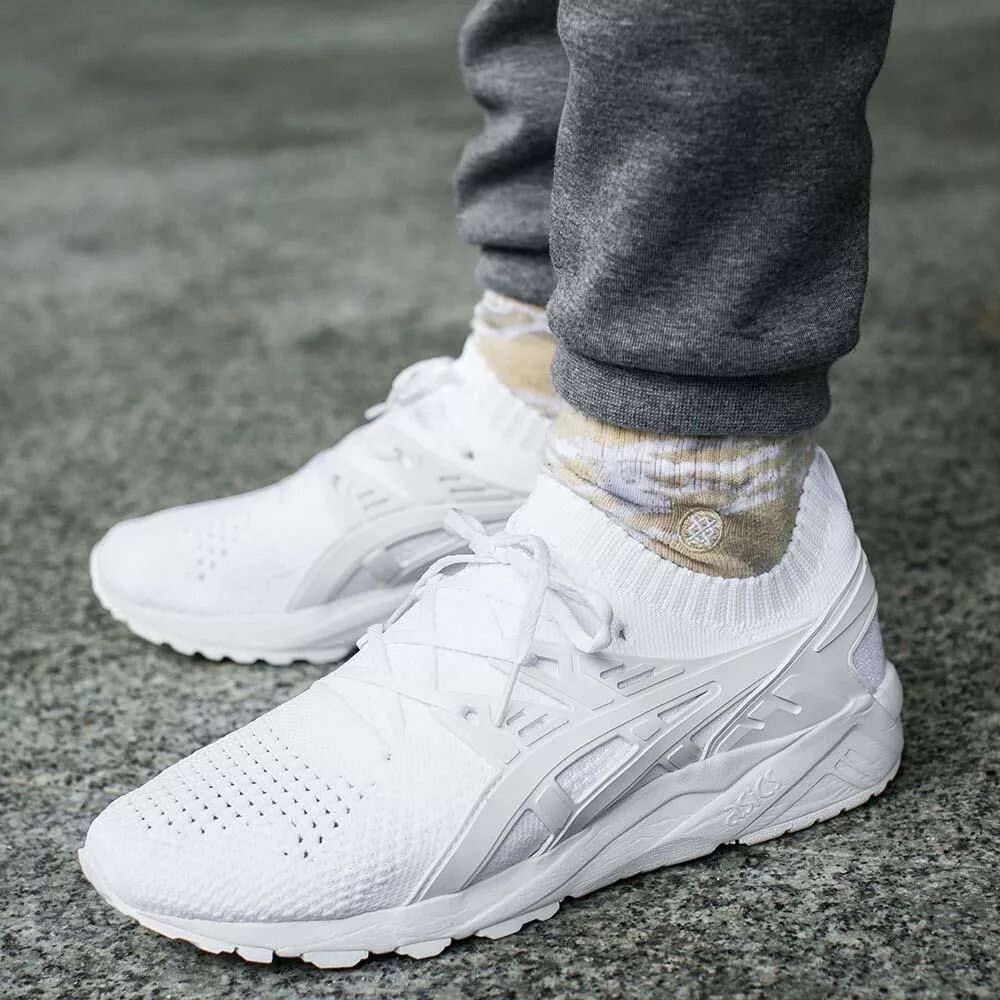 Asics gel kayano trainer. Кроссовки ASICS Gel-Kayano Trainer Knit. ASICS Gel Kayano Trainer Knit White. ASICS Gel Kayano Trainer Knit Black. Кроссовки ASICS Gel-Kayano Trainer Knit h705n-9090..