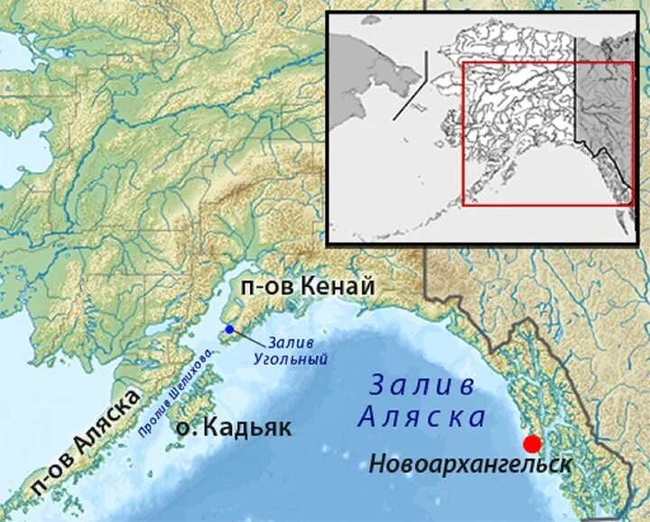 Где полуостров аляска. Пролив Шелихова Северная Америка. Залив Шелихова на карте Северной Америки.