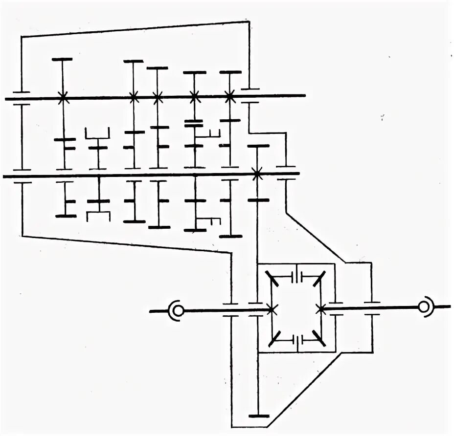 Кинематическая схема коробки передач. Кинематическая схема коробки передач ВАЗ 2110. Кинематическая схема двухвальной коробки передач. Кинематическая схема коробки передач ВАЗ 2114. Кинематическая схема коробки передач ВАЗ 2108.