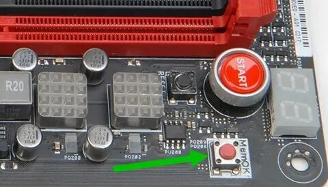 Горит лампочка dram cpu