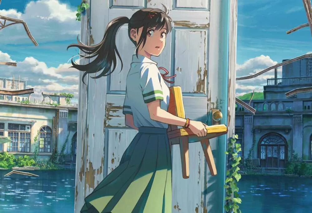 Сузуме макото синкай. Макото синкай аниме suzume no tojimari. Судзумэ закрывает двери аниме. Сузуме закрывающая двери макото синкай. Макото синкай аниме suzume no tojimari.