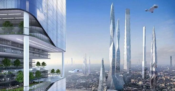 The 3D map of Moscow is also flush with "climatic domes," inside which temperatu
