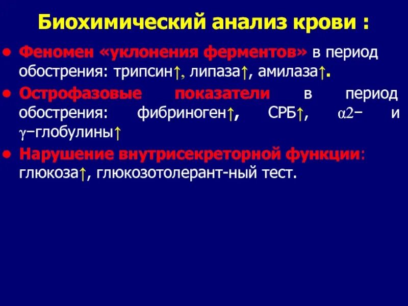 Хронический холецистит тесты с ответами. Феномен уклонения ферментов в кровь. Феномен уклонения ферментов при остром панкреатите. Синдром уклонения ферментов. Холецистит показатели биохимии.