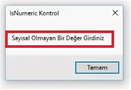 Isnumeric