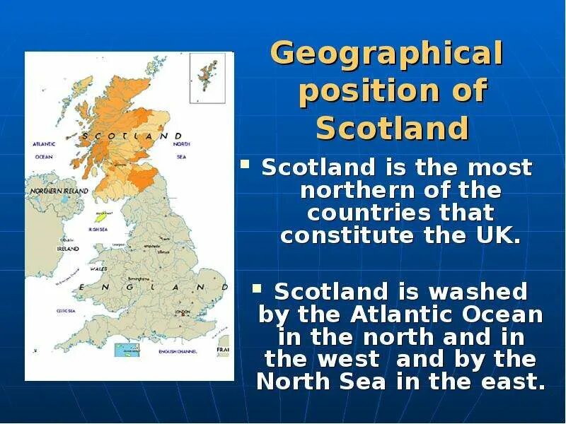 Geographical position of the uk. Шотландия презентация. scotland презентация на английском. geographical position of great britain.