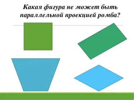 Ромб проекция
