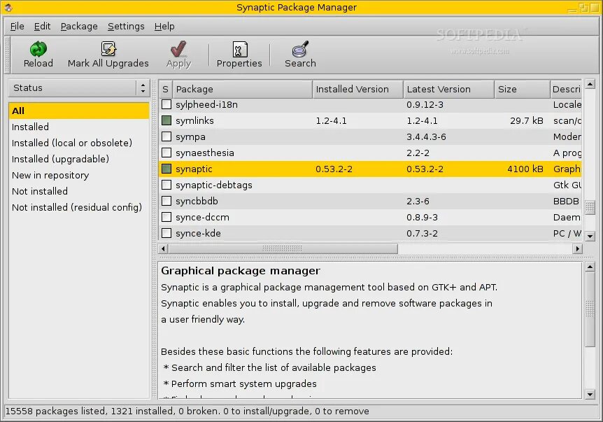Installing upgrade package