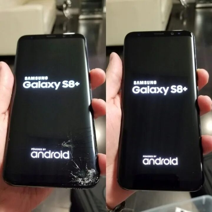 Смена самсунг. Экран Samsung s8. Переклейка стекла Samsung s8 Plus. Переклейка стекла Samsung s8. Отремонтированный смартфон самсунг.