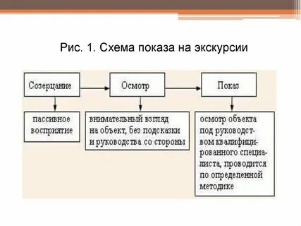Прием визуального анализа в экскурсии