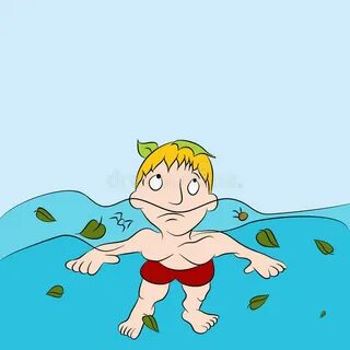 He is swim