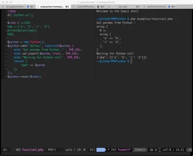 C call python
