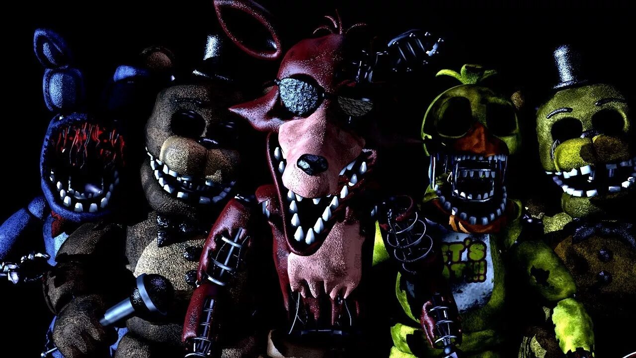 ФНАФ 9. Cinema 4d FNAF. Withered Animatronics c4d. ФНАФ 9ъ.