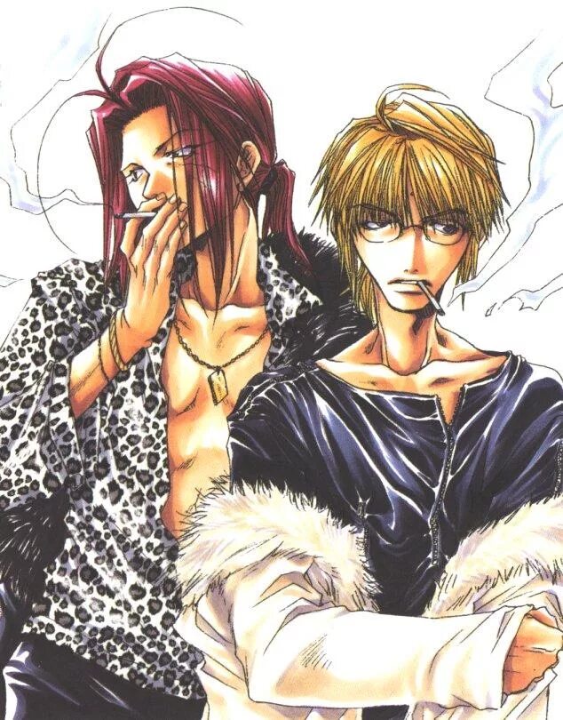 Годжо и макима. Натаку Саюки. Руди Саюки. Yuan Saiyuki модель.