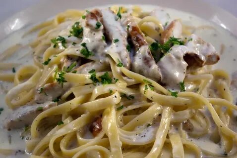Макароны в духовке сливочным соусом