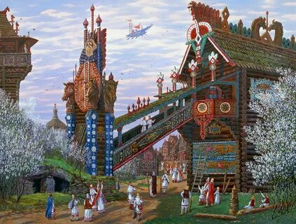 Пейзаж русской сказки
