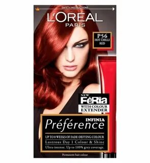 Краска loreal красная