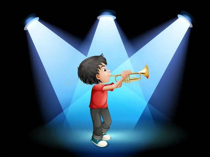 Мальчик с трубой. Мальчик с трубой труба. Пацан с трубой. Мальчик спиной с трубой на сцене. Человек прожектор