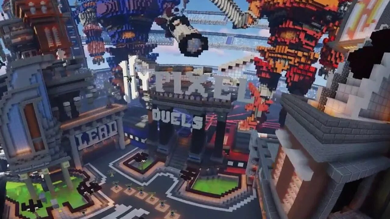 Майнкрафт hypixel. Бест пвп. Скайблок хайпиксель. 16. 2.