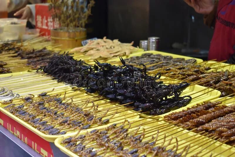 Китайский шок. Рынок насекомых в Китае. Рынок насекомых в Пекине. Рынок насекомых в Таиланде. Рынок продажи насекомых.