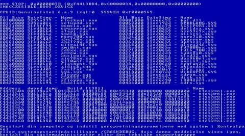 System crash