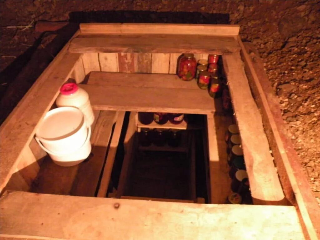 Подполье зимой