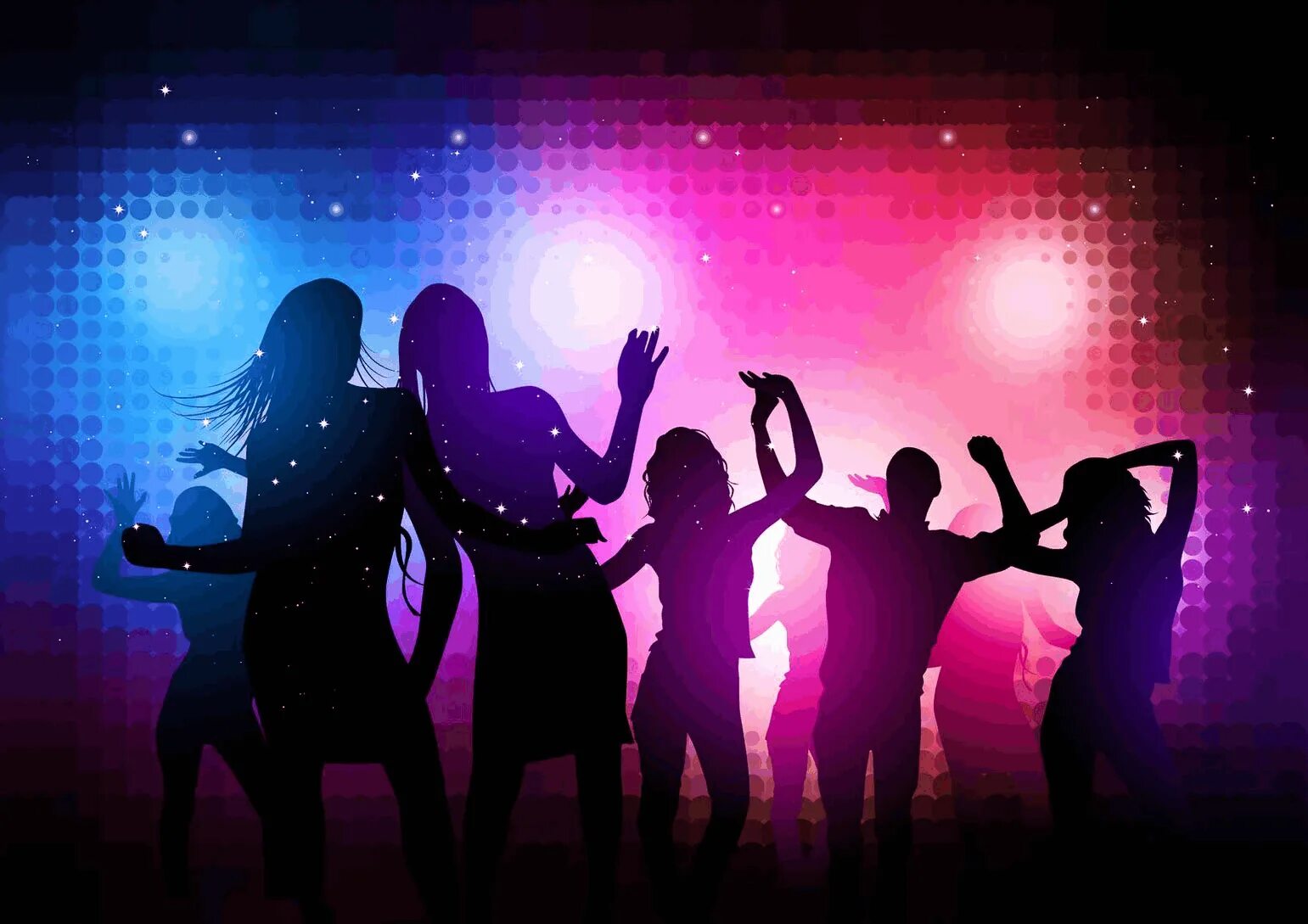 Дискотека. Дискотека. Диско танцы. Живой танец. Люди на дискотеке.