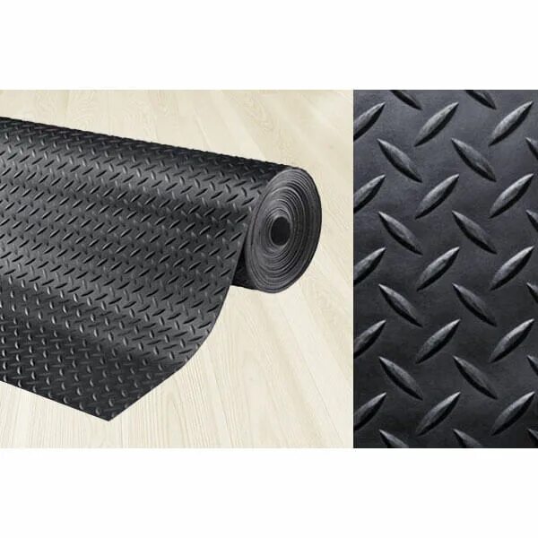 Модульная плитка пвх для пола серого цвета. Heavy duty floor tiles. Покрытие м 21. Дорожка резиновая 1. Щетинистое противоскользящее покрытие травка ромб 0,9 х 15м.