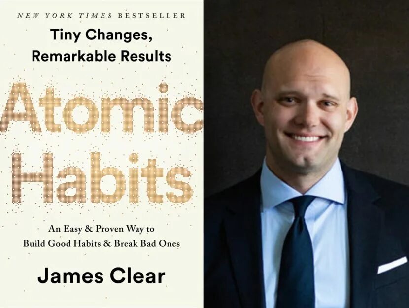 Clear James "Atomic Habits". Atomic Habits author. James clear