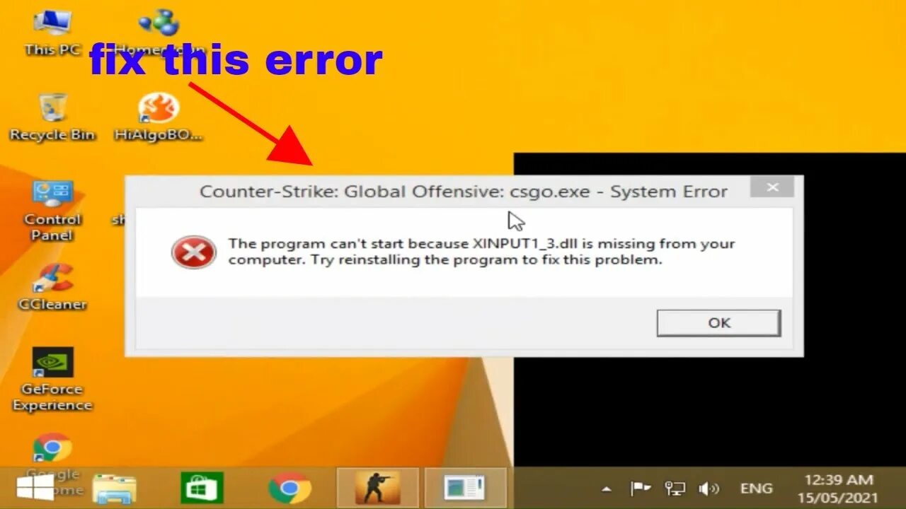 Как исправить ошибку xinput1 4 dll. Failed to load the launcher dll cs go что делать.