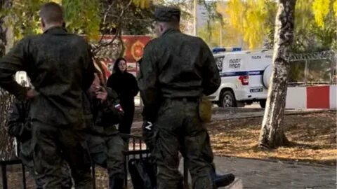 Снял в военном городке
