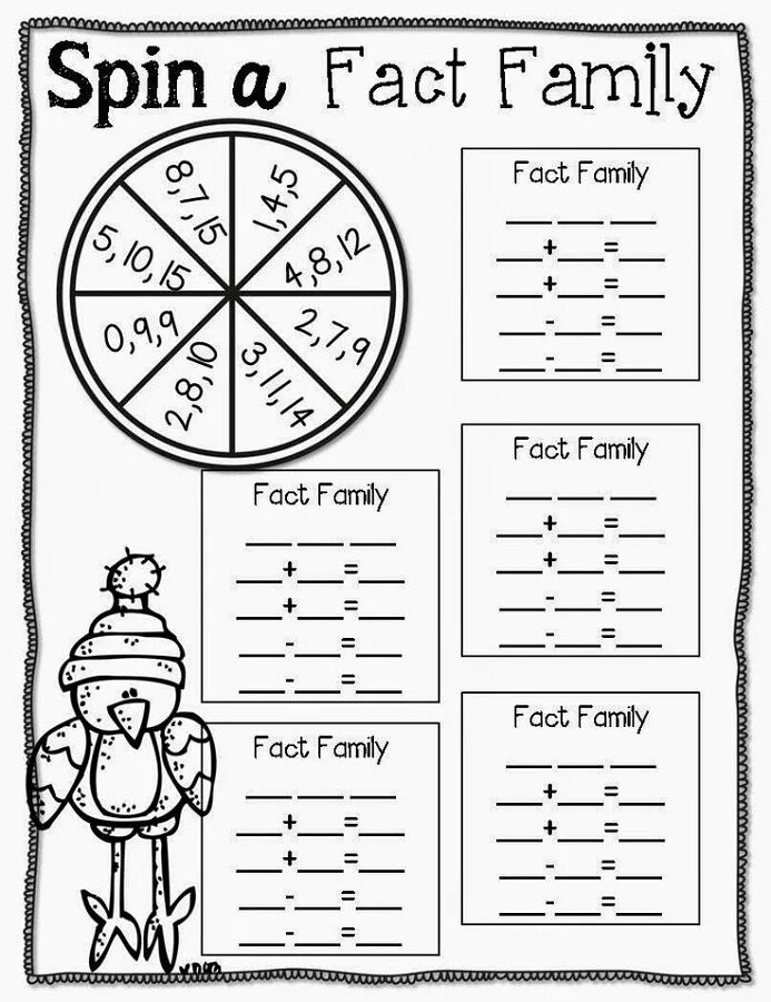 Worksheets about Family for Kids. Fact Family. Fact Families Worksheets. Family Worksheet for 2 Grade.