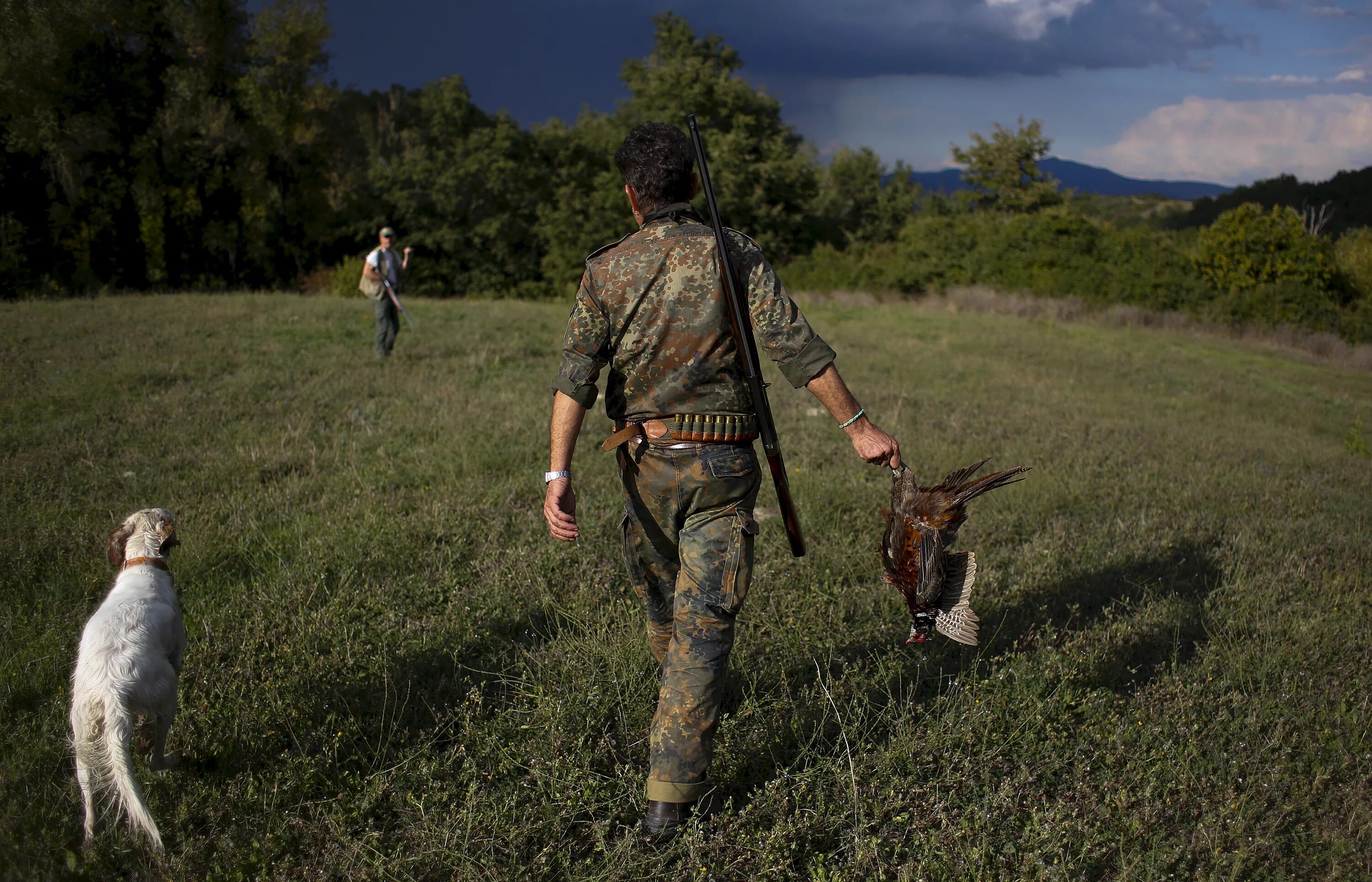 Переводится hunting