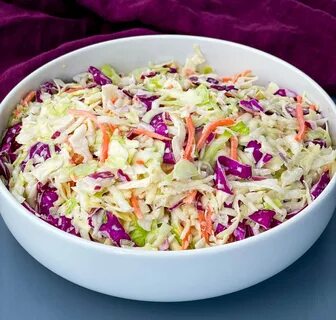 Easy Southern Coleslaw Recipe + VIDEO