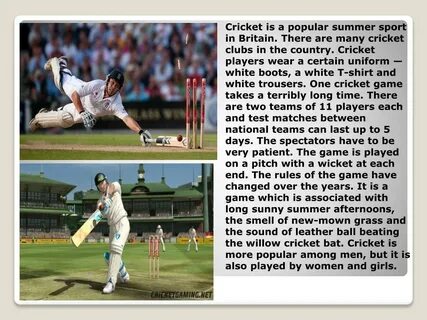 Sport in your country