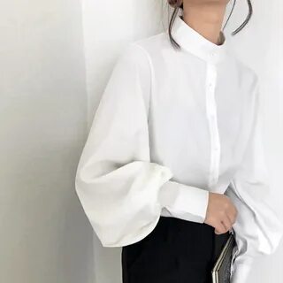 Рубашка с большими рукавами
