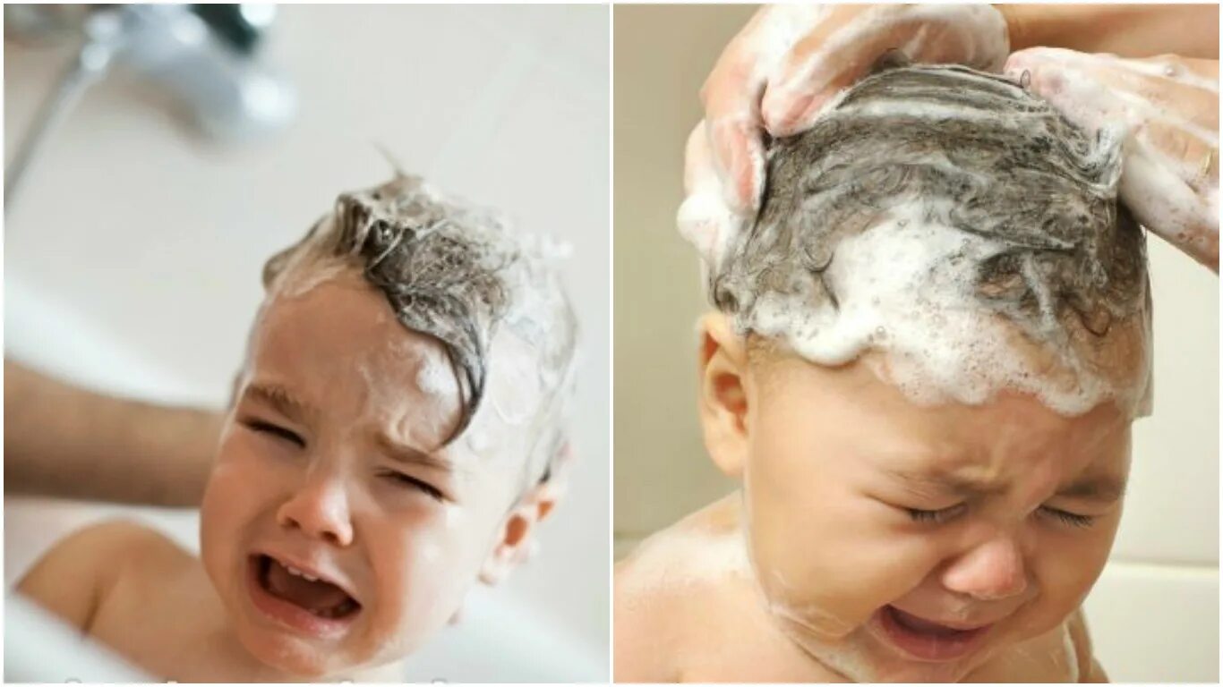 Мытье волос. Мытье головы детям. Дети которые моются. Ребенок моется шампунь. Почему в голове вода